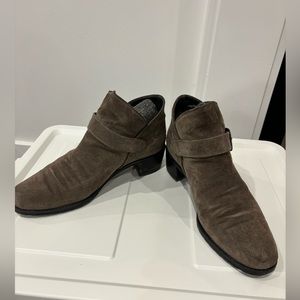 Stuart Weitzman Suede Ankle Boots Size 7.5